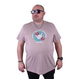 Moc Grande 23119 Summer Büyük Beden Toprak Erkek T-shirt
