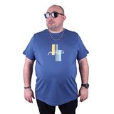 Moc Grande 23121 Fantastic Büyük Beden İndigo Erkek T-shirt