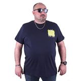 Moc Grande 23137 Outside Büyük Beden Lacivert Erkek T-shirt