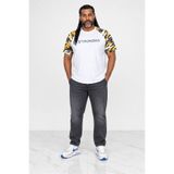 Moc Grande 23146 Raglan Sleeve Camouflage Hardal Erkek T-shirt