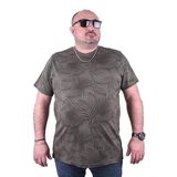 Moc Grande 23148 Palm Leaf Büyük Beden Haki Erkek T-shirt