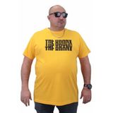 Moc Grande 23174 Büyük Beden Basic Sarı Erkek T-shirt