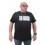 Moc Grande 23174 Büyük Beden Basic Siyah Erkek T-shirt