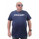 Moc Grande 23176 Büyük Beden Basic Marin Erkek T-shirt