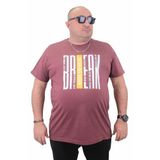 Moc Grande 23178 Büyük Beden Basic Eflatun Erkek T-shirt