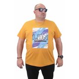 Moc Grande 23183 Sıfır Yaka Ldn Hardal Erkek T-shirt
