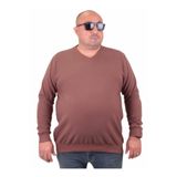 Moc Grande 23201 Taba Selanik V Yaka Erkek Sweatshirt