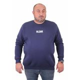 Moc Grande 23204 İndigo Sıfır Yaka Erkek Sweatshirt