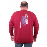 Moc Grande 23205 Bless Bordo Erkek Sweatshirt
