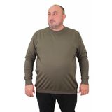 Moc Grande 23216 Haki Sıfır Yaka Erkek Sweatshirt