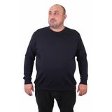 Moc Grande 23216 Lacivert Sıfır Yaka Erkek Sweatshirt