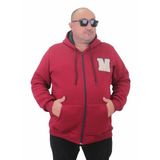 Moc Grande 23217 Bordo Fermuarlı Erkek Sweatshirt