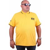 Moc Grande 23417 Büyük Beden Basic Sarı Erkek T-shirt