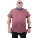 Moc Grande 23420 Büyük Beden Eflatun Erkek T-shirt