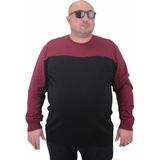 Moc Grande 23751 Bordo Çift Renk Triko Erkek Kazak