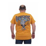 Moc Grande 24125 Büyük Beden Basic Hardal Erkek T-shirt