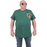Moc Grande 24127 Büyük Beden Basic Nefti Erkek T-shirt