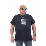 Moc Grande 24135 Büyük Beden Basic Lacivert Erkek T-shirt