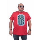Moc Grande 24138 Büyük Beden Basic Kırmızı Erkek T-shirt