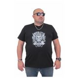 Moc Grande 24141 Büyük Beden Basic Siyah Erkek T-shirt