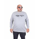 Moc Grande 24205 Gri Melanj Sıfır Yaka Erkek Sweatshirt