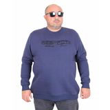 Moc Grande 24205 İndigo Sıfır Yaka Erkek Sweatshirt