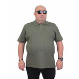 Moc Grande 24457 Leaf Haki Polo Yaka Erkek T-shirt