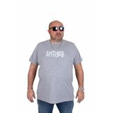 Moc Grande 25138 The Future Gri Melanj Sıfır Yaka Erkek T-shirt