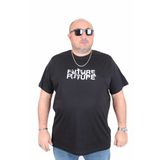 Moc Grande 25138 The Future Siyah Sıfır Yaka Erkek T-shirt