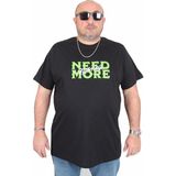 Moc Grande 25139 Need More Siyah Sıfır Yaka Erkek T-shirt
