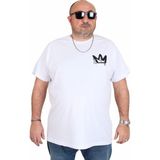 Moc Grande 25141 King Beyaz Sıfır Yaka Erkek T-shirt