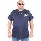 Moc Grande 25141 King Lacivert Sıfır Yaka Erkek T-shirt