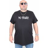 Moc Grande 25143 No Fear Siyah Sıfır Yaka Erkek T-shirt