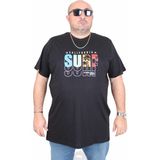 Moc Grande 25144 Surf Siyah Sıfır Yaka Erkek T-shirt