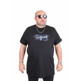 Moc Grande 25148 Different Siyah Sıfır Yaka Erkek T-shirt