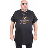 Moc Grande 25149 Be Self Siyah Sıfır Yaka Erkek T-shirt
