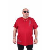 Moc Grande 25157 Believe Bordo Sıfır Yaka Erkek T-shirt