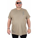 Moc Grande 25157 Believe Haki Sıfır Yaka Erkek T-shirt