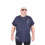 Moc Grande 25157 Believe Lacivert Sıfır Yaka Erkek T-shirt