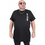 Moc Grande 25158 Stand Up Siyah Sıfır Yaka Erkek T-shirt