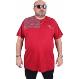 Moc Grande 25160 Want Bordo Sıfır Yaka Erkek T-shirt