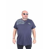 Moc Grande 25160 Want Lacivert Sıfır Yaka Erkek T-shirt