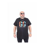 Moc Grande 25161 Lets Go Siyah Sıfır Yaka Erkek T-shirt