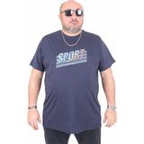 Moc Grande 25162 Sport Lacivert Sıfır Yaka Erkek T-shirt