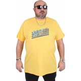 Moc Grande 25162 Sport Sarı Sıfır Yaka Erkek T-shirt