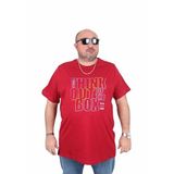 Moc Grande 25163 Out Box Bordo Sıfır Yaka Erkek T-shirt