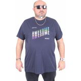 Moc Grande 25164 Awesome Lacivert Erkek T-shirt