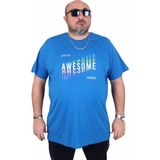 Moc Grande 25164 Awesome Saks Erkek T-shirt
