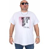 Moc Grande 25165 Never Beyaz Sıfır Yaka Erkek T-shirt