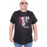 Moc Grande 25165 Never Siyah Sıfır Yaka Erkek T-shirt